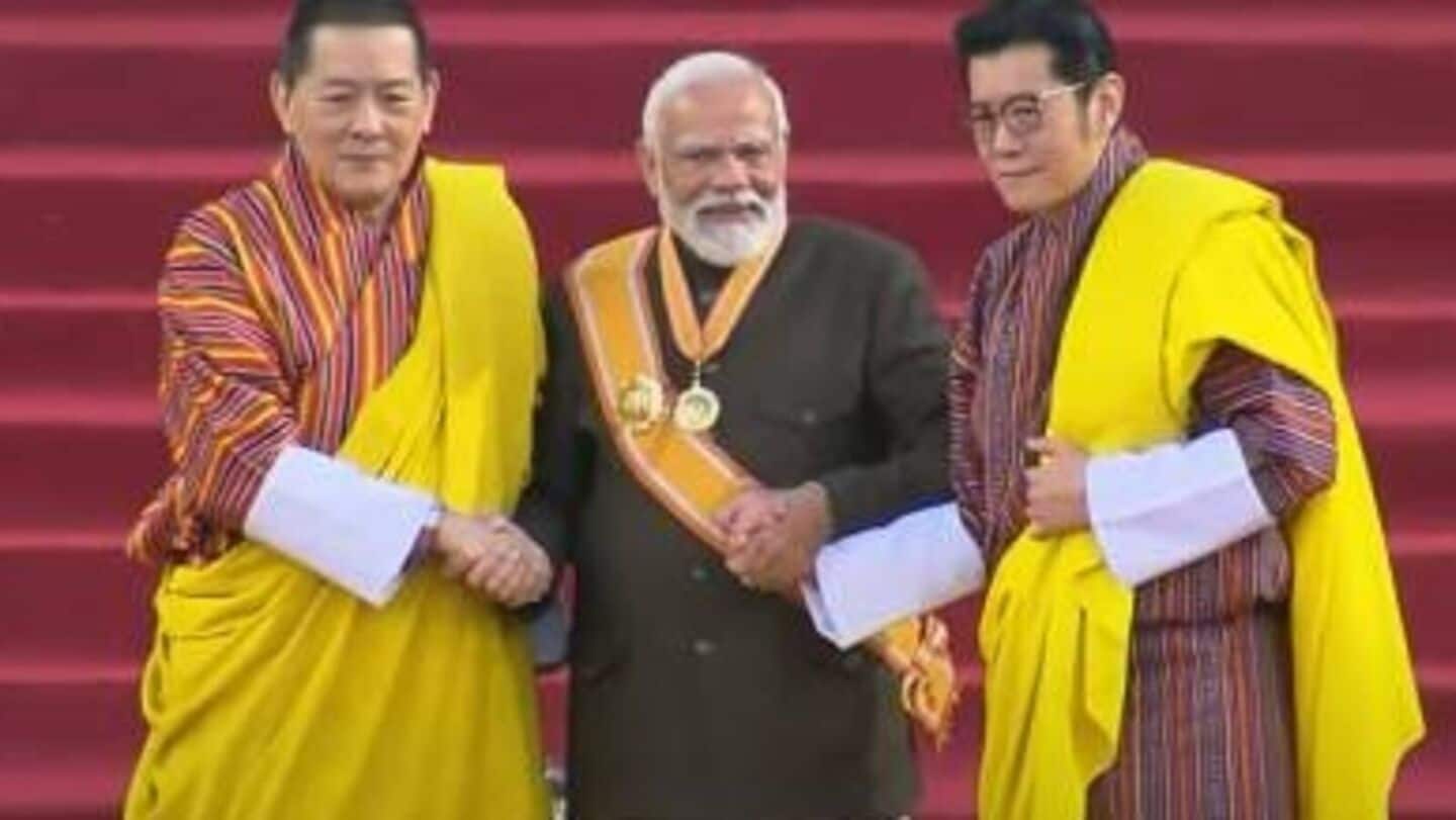 'Conspiracy': PM Modi on Delhi blast during Bhutan visit