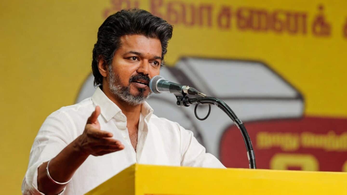 DMK's Anbanandhan Ariyappan booked in Krishnagiri criticizing C. Joseph Vijay