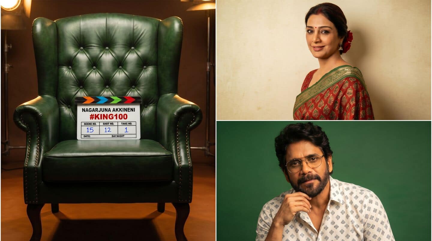 Tabu reunites with Nagarjuna as filming begins on 'King100'