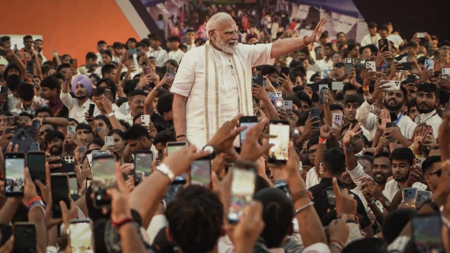 Prime Minister Narendra Modi launches over 35,000cr projects in Vadodara