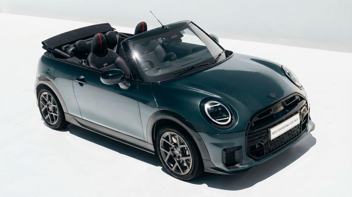 Mini launches JCW Convertible in India priced at ₹61.50L