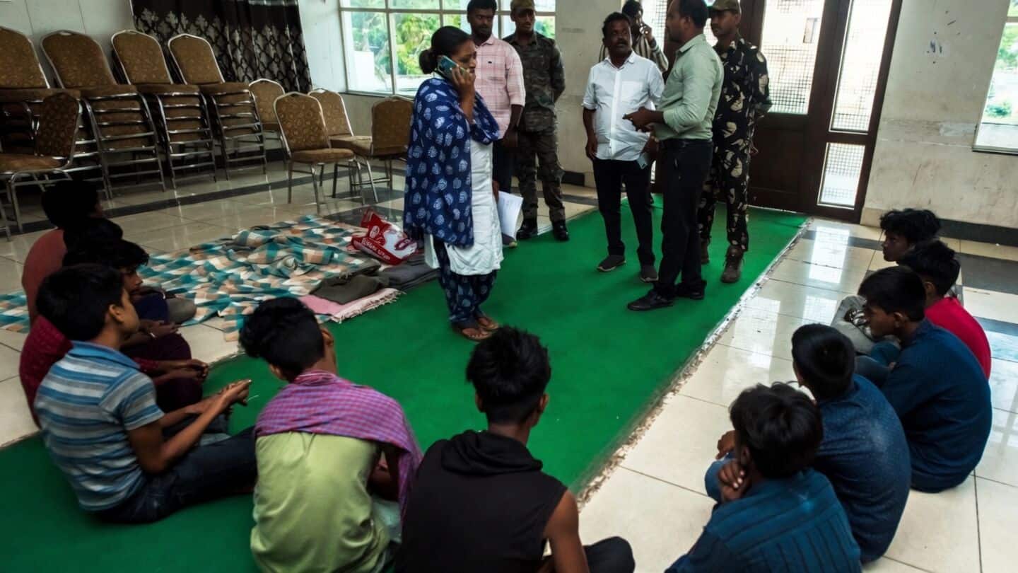 Fifteen children trafficked from Bihar rescued at Ongole, 12 arrested