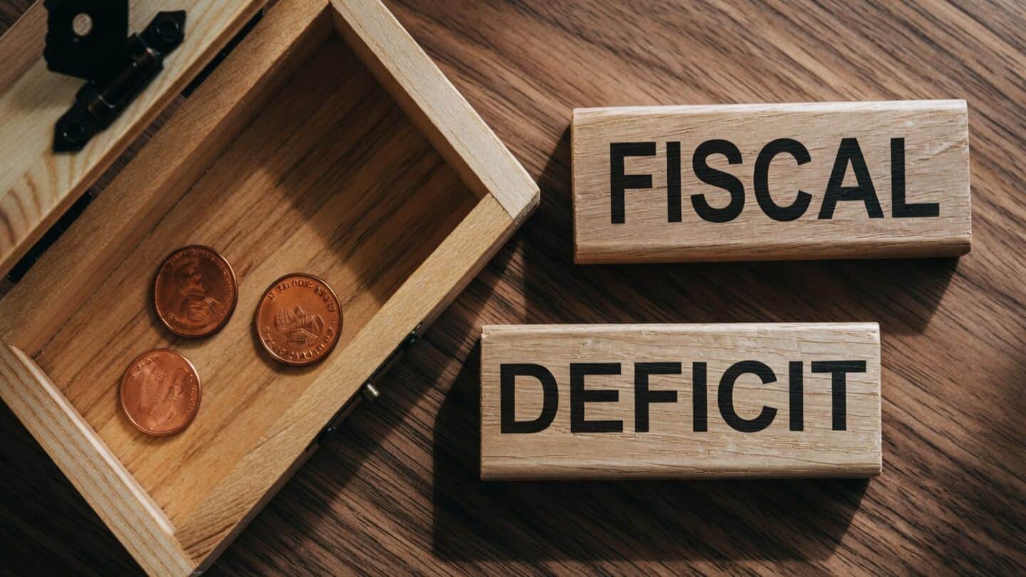 India's fiscal deficit hits 41.9% of FY27 target by August