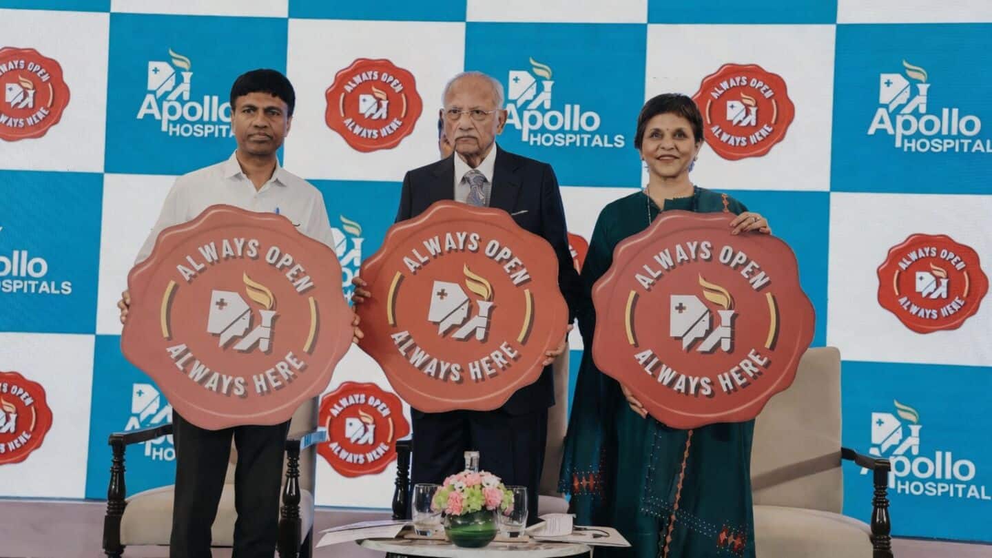 Select Apollo Hospitals start Sunday care 'Always Open. Always Here.'