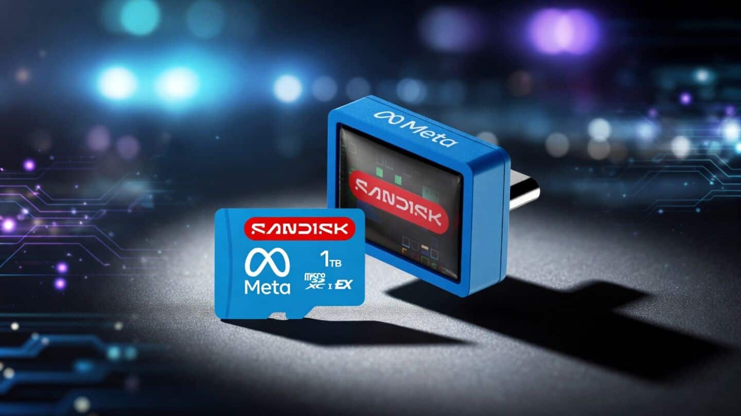 Sandisk partners with Meta for exclusive flash storage spring 2027