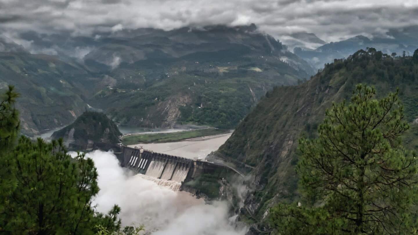 All Salal Dam gates opened after heavy rain in Reasi