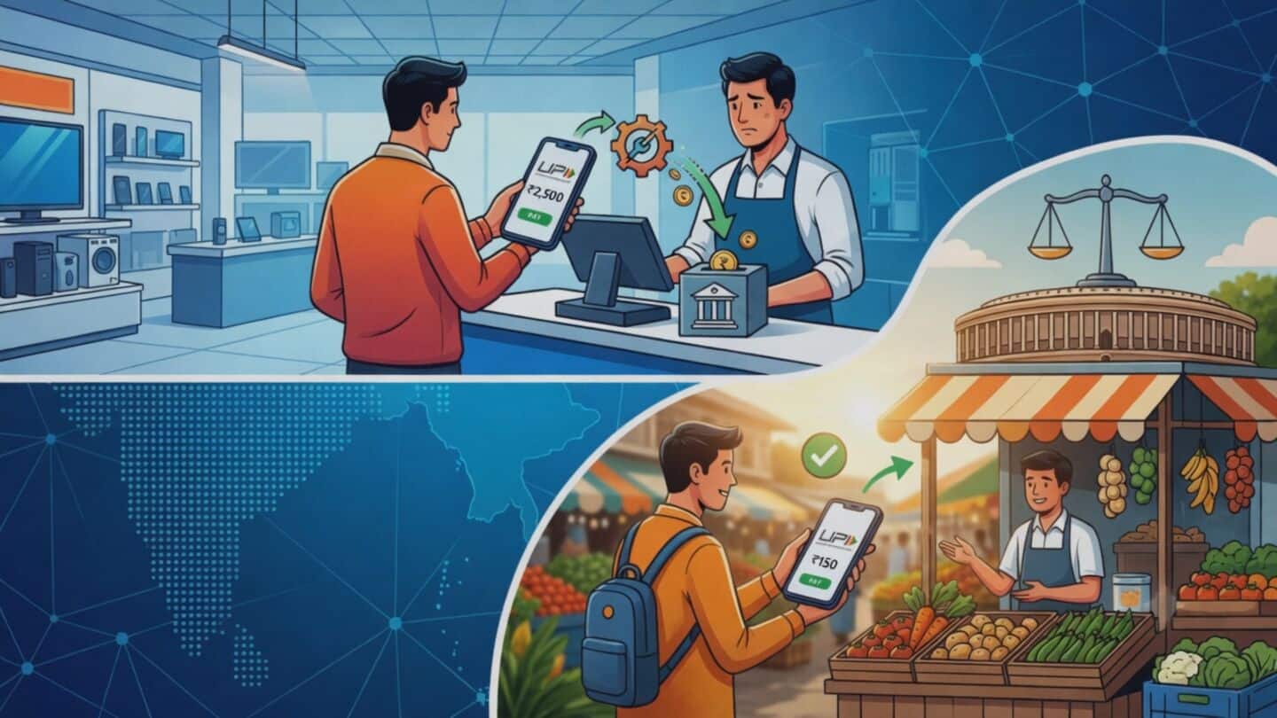India to levy MDR on merchant UPI payments over ₹2,000