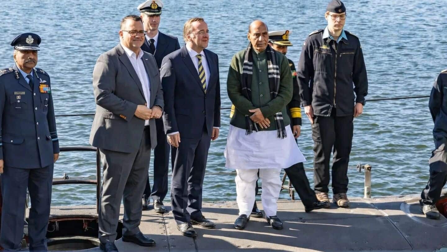 Rajnath Singh tours Kiel submarine facility as Project-75I deal advances