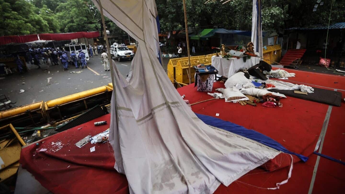 Cockroach Janta Party tried marching to Parliament, protest turned violent