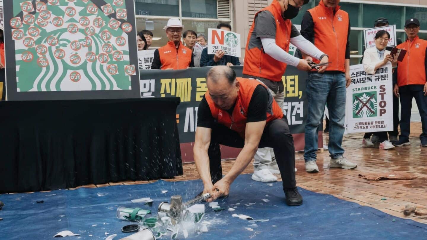 Starbucks Korea closes over 2,000 stores after 'Tank day' campaign