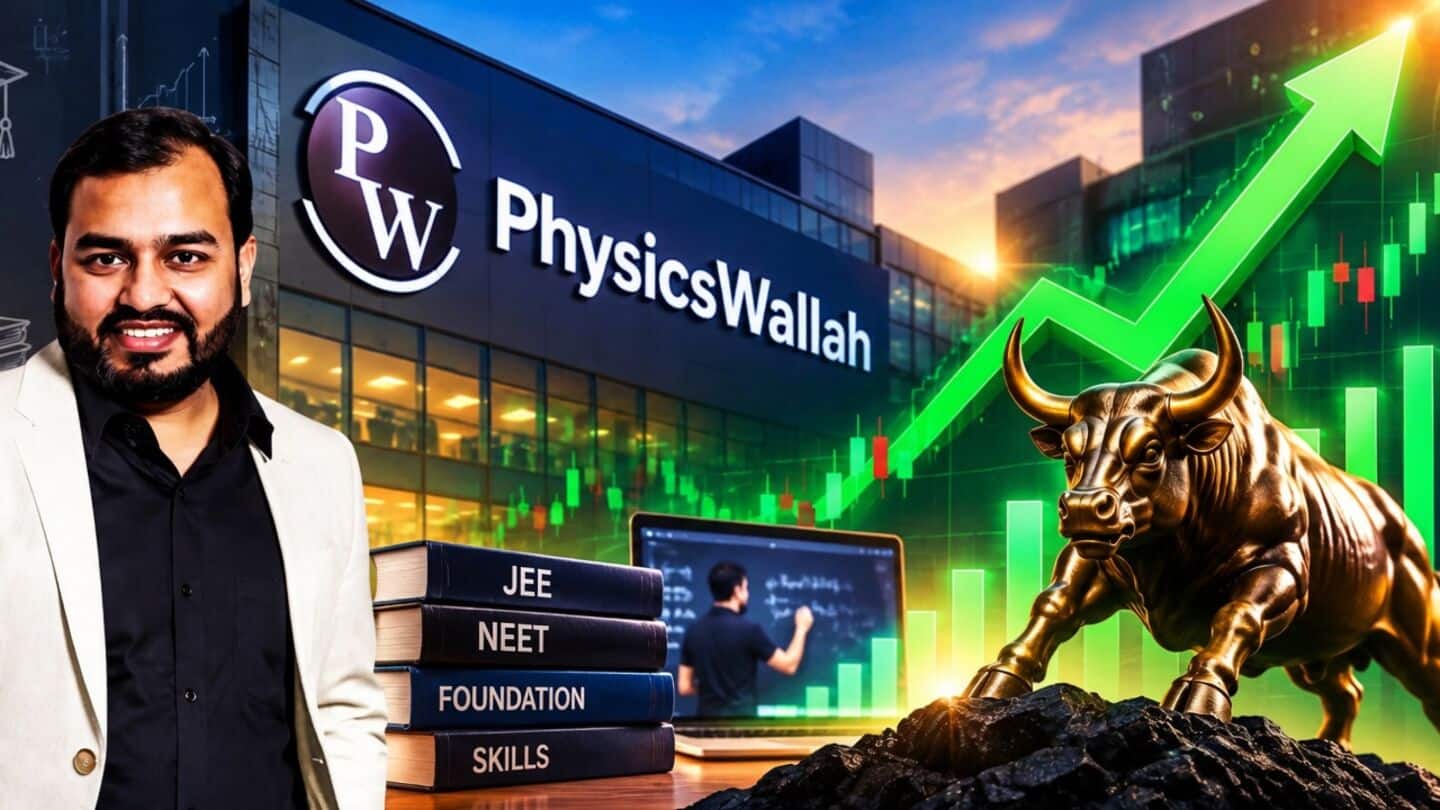 Physicswallah shares up 41% this year despite 8% Sensex drop