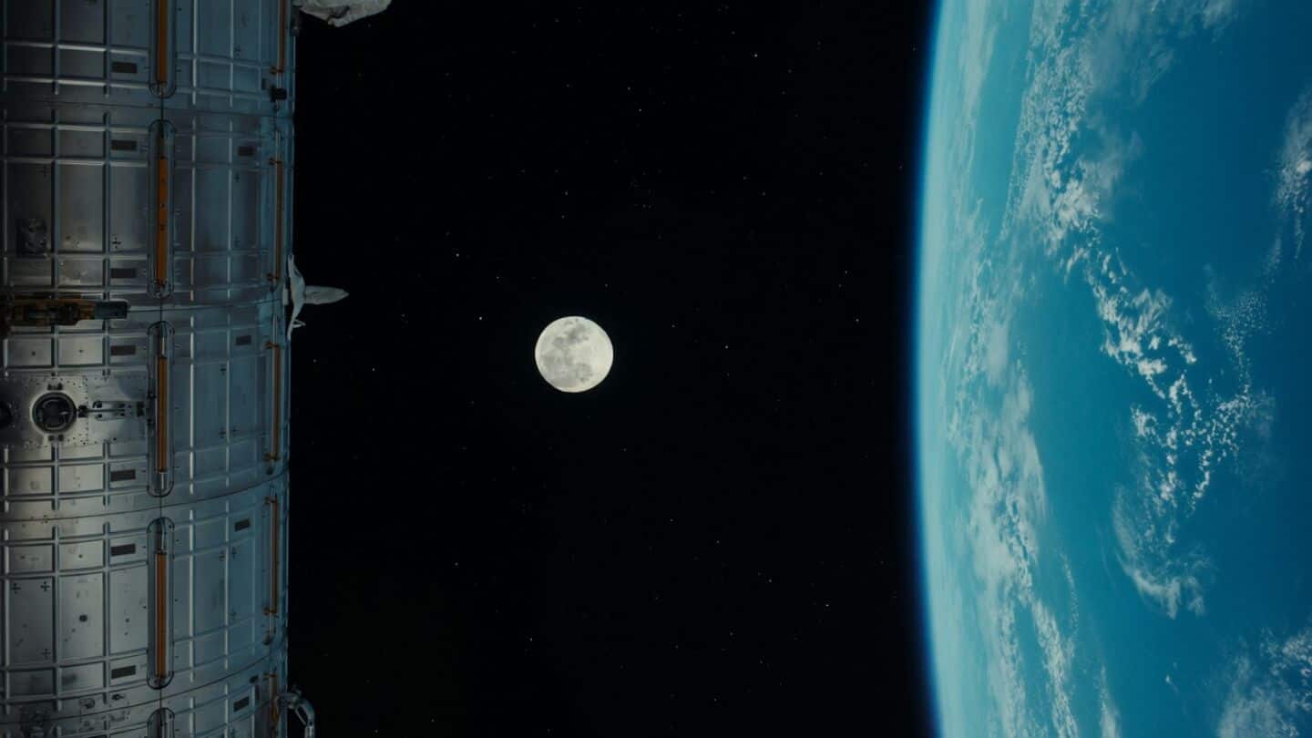 NASA astronaut Anil Menon shares Buck Moon photo from ISS