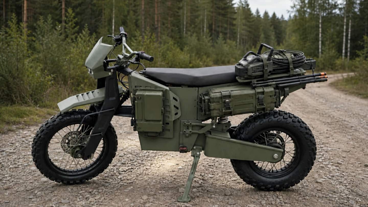 Canada's NorthForge unveils Dispatch electric motorcycle for military intelligence missions