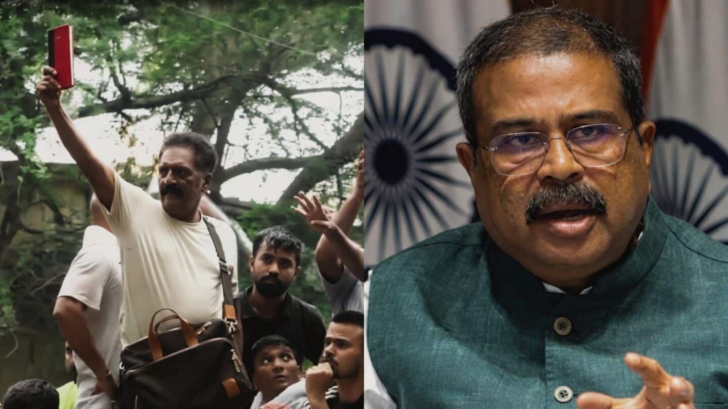 Prakash Raj praises NEET-UG protesters after Dharmendra Pradhan's resignation