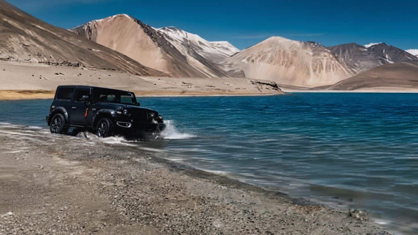 Ladakh fines 4 tourists ₹2L total for Pangong Lake off-roading