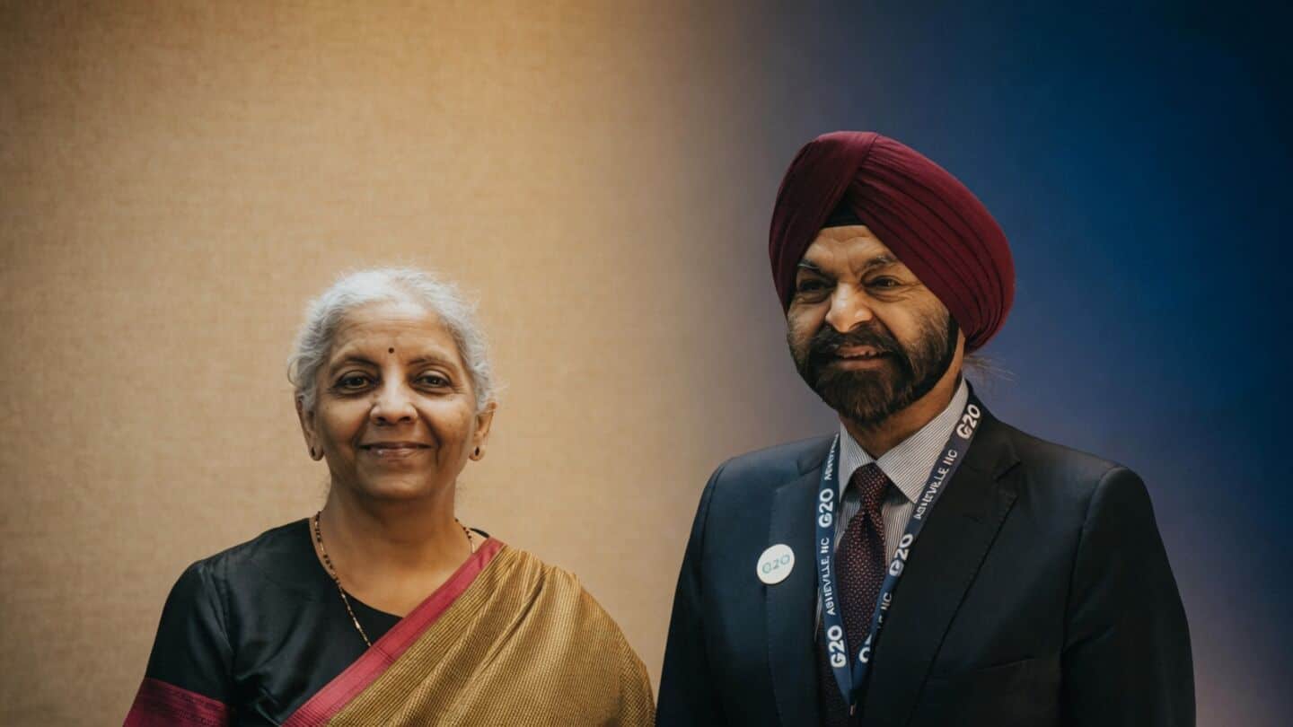 Sitharaman meets Banga in Asheville to boost infrastructure and MSMEs