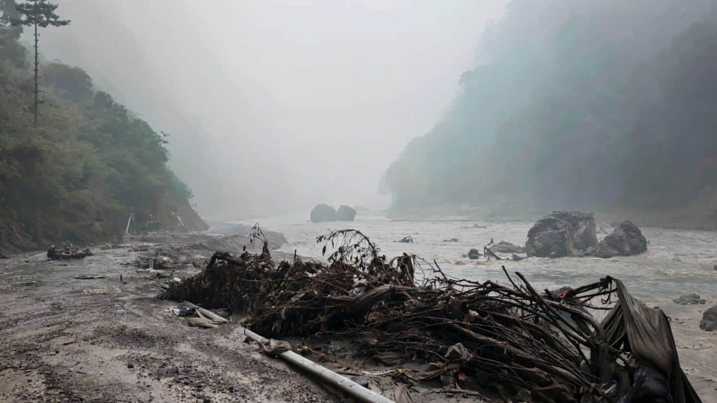 Flash floods at Nepal's Bhotekoshi River leave 384 people missing