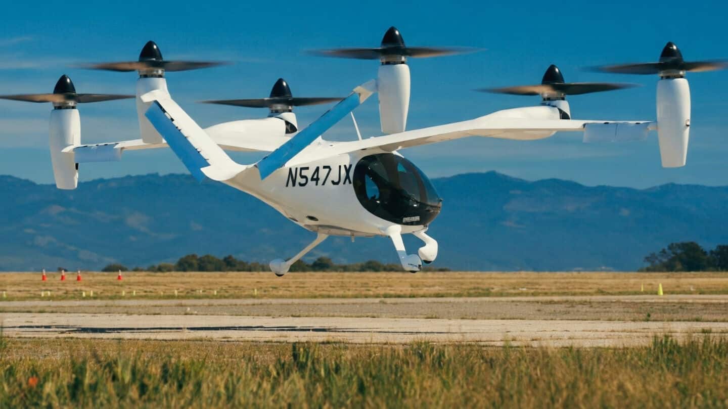 Joby Aviation's flying taxi takes to the skies