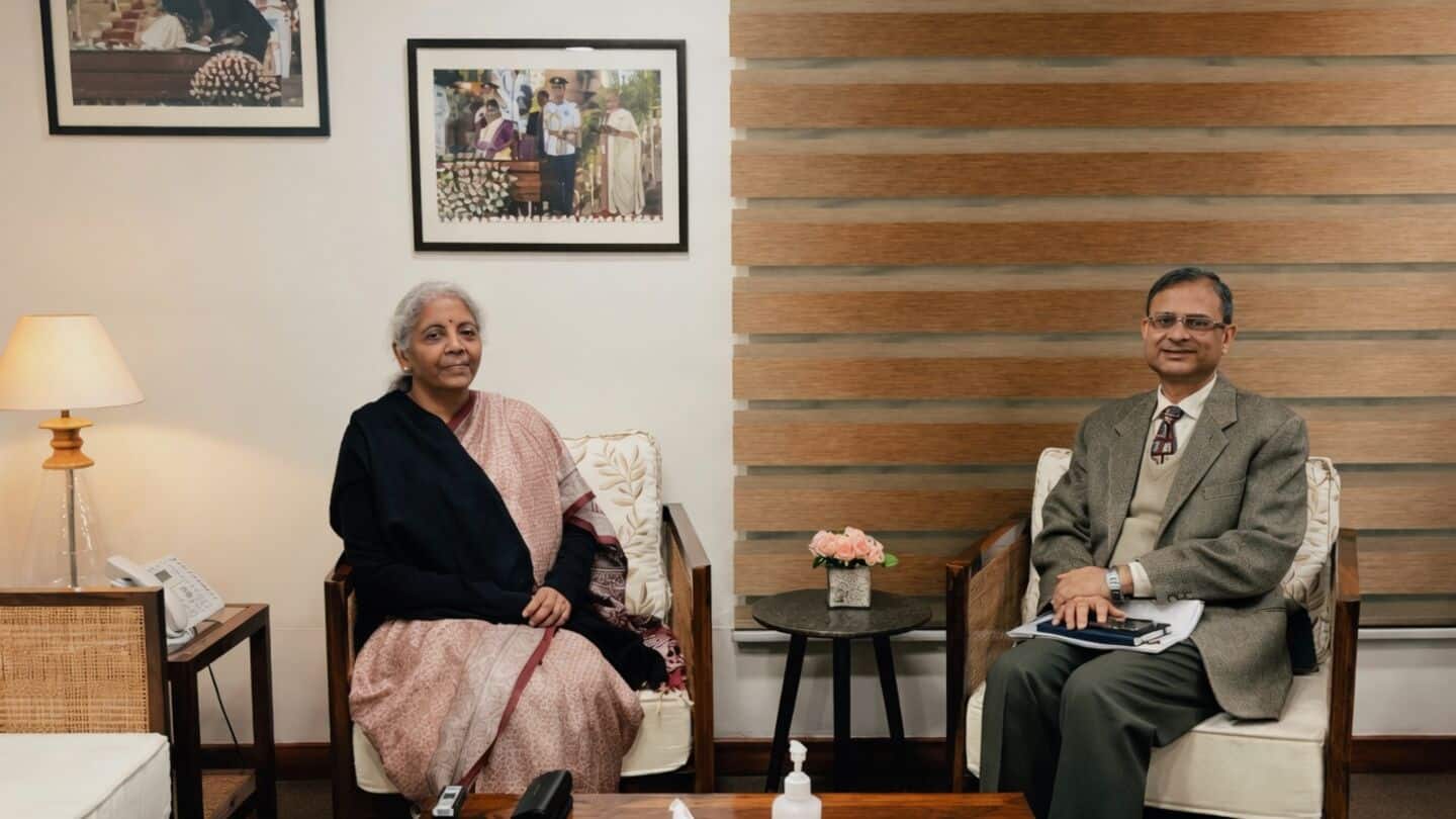 RBI Governor Malhotra meets FM Sitharaman after 7.8% Q1 growth