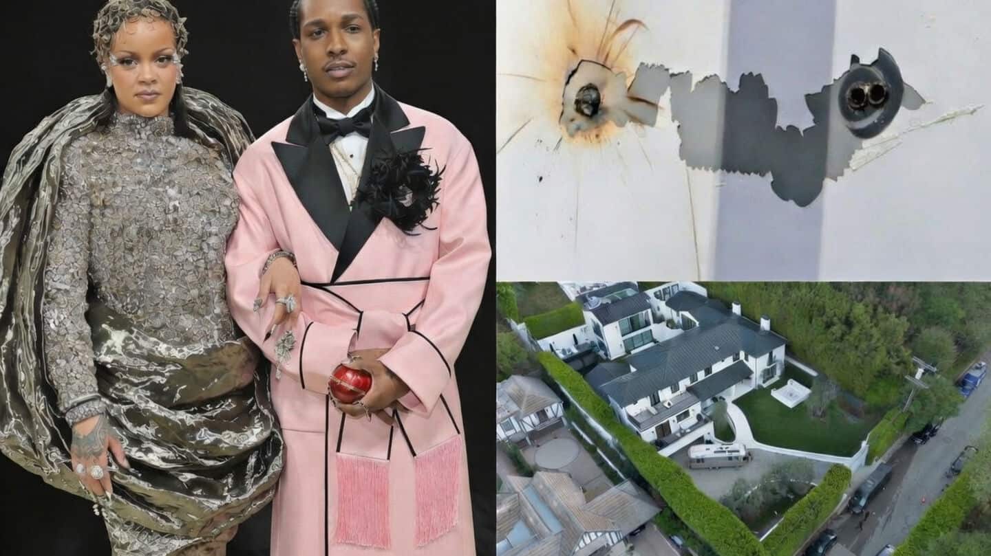 Fenty and Mayers's Beverly Crest mansion struck by gunfire