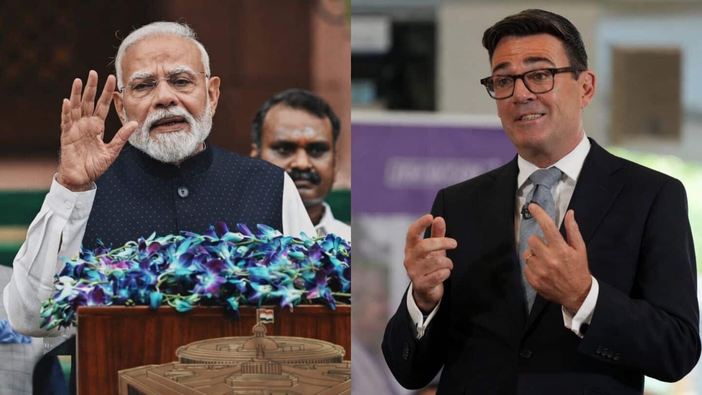 Narendra Modi calls Andy Burnham, mentions India UK trade deal