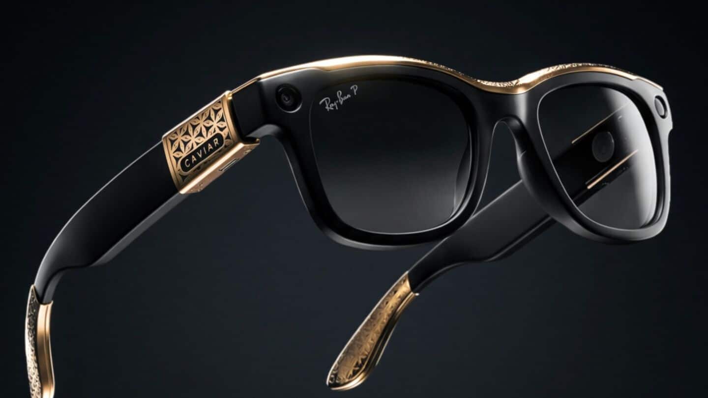 Caviar unveils Odyssey smart glasses 24-karat gold $6,840, silver $6,130