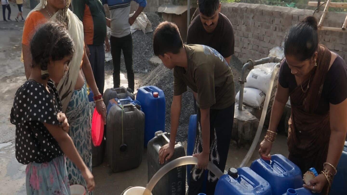 Patel Nagar residents endure weekly tanker waits amid summer heat