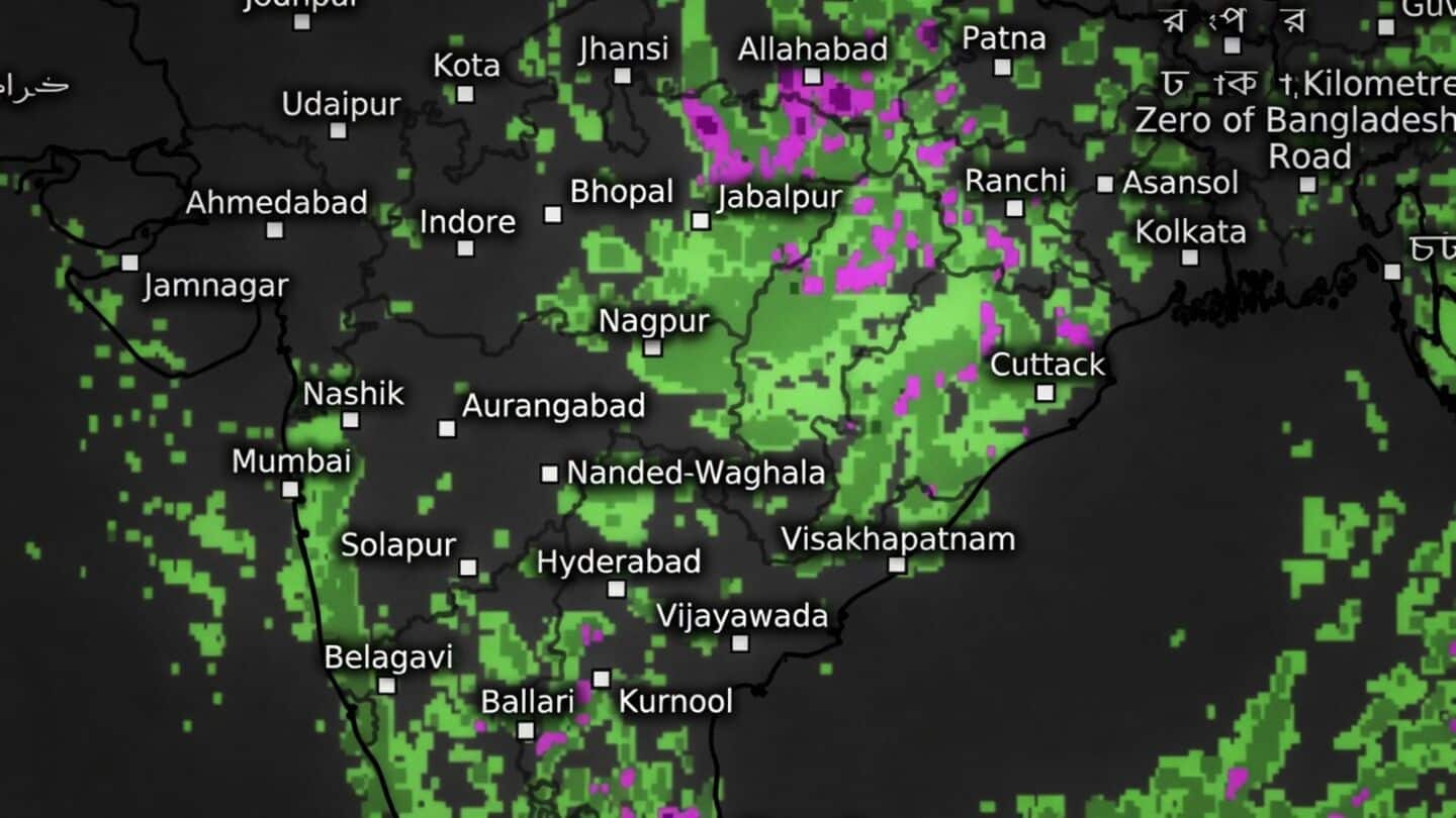 Jharkhand depression brings heavy monsoon to northern eastern northeastern India