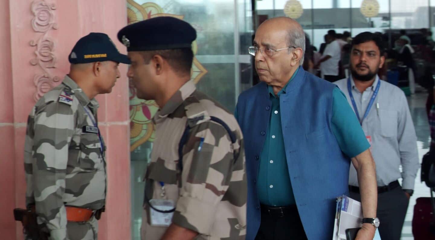 Nripendra Misra inspects Ram Janmabhoomi construction in Ayodhya this week