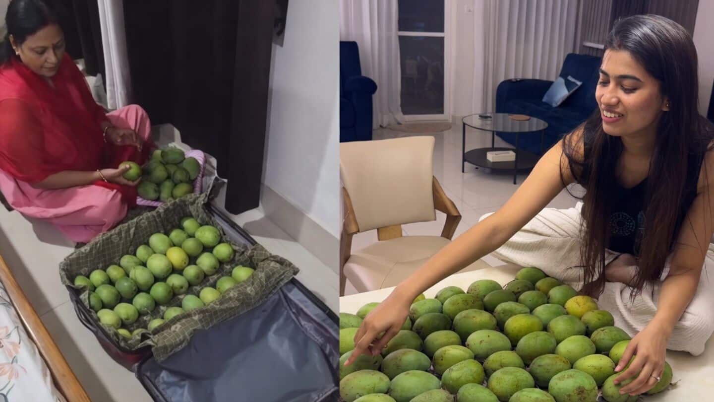 Mother-in-law packs suitcase of Malda mangoes for Bengaluru's Shreyaa