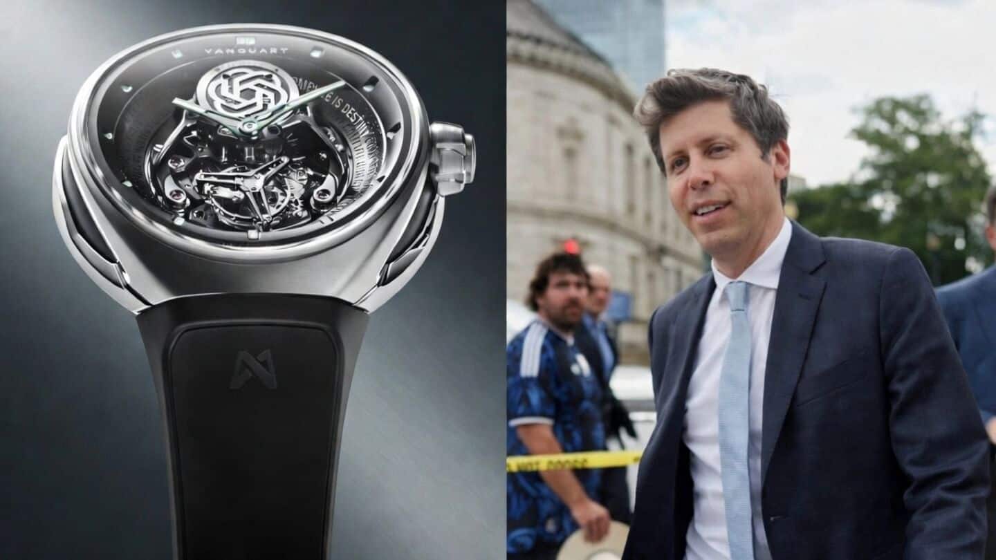 Sam Altman teams with Vanguart to design 7 OpenAI watches