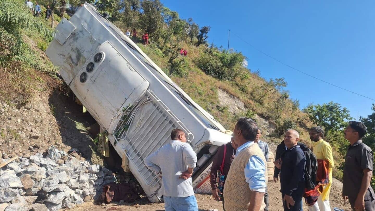 Uttarakhand: 7 dead as bus falls into gorge