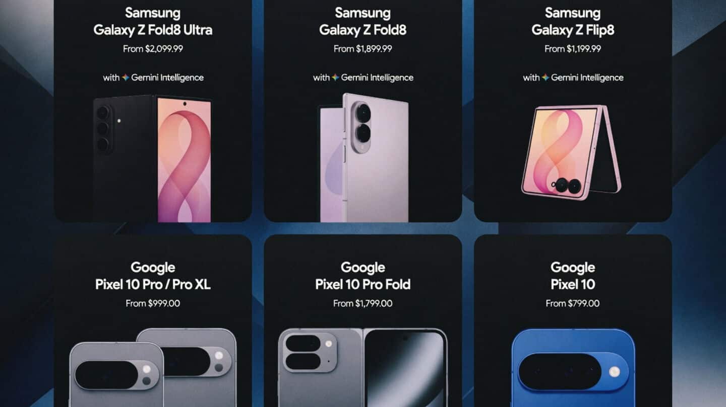 Samsung's Z Fold 8 and Flip 8 debut Gemini intelligence