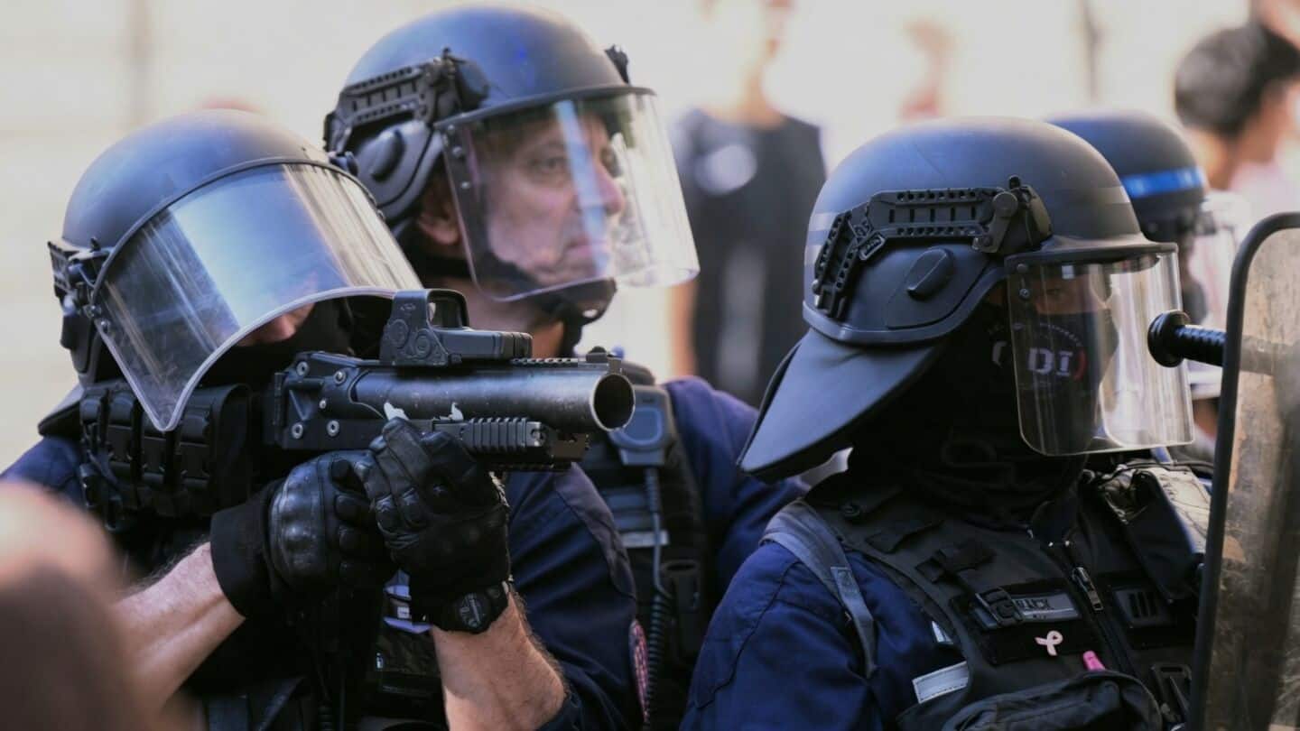 France suspends stun grenades after police brutality at high schools