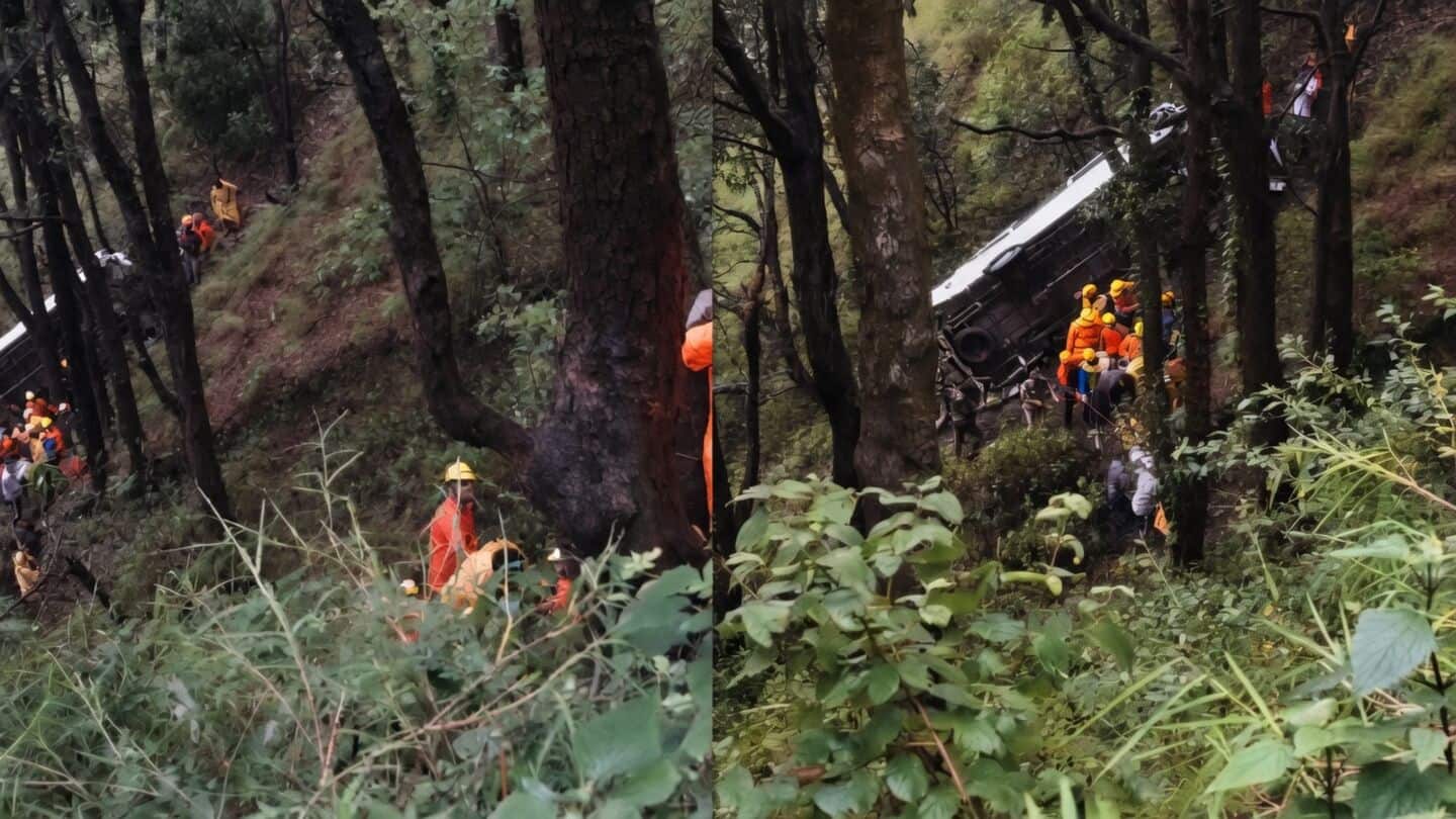All 22 rescued after Faridabad bus tumbles into Nainital gorge