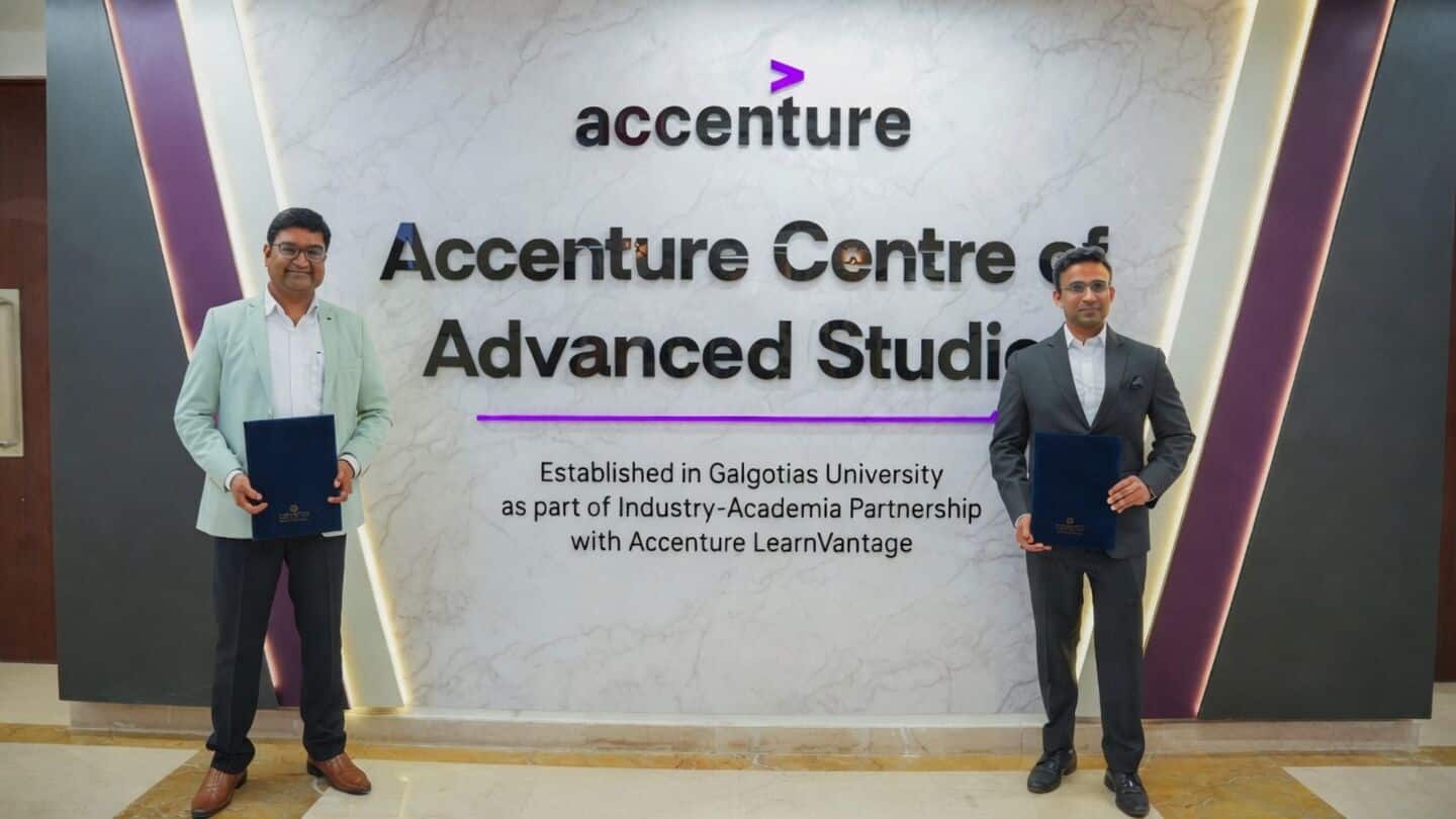 Galgotias University launches BTech and BBA AI programs with Accenture