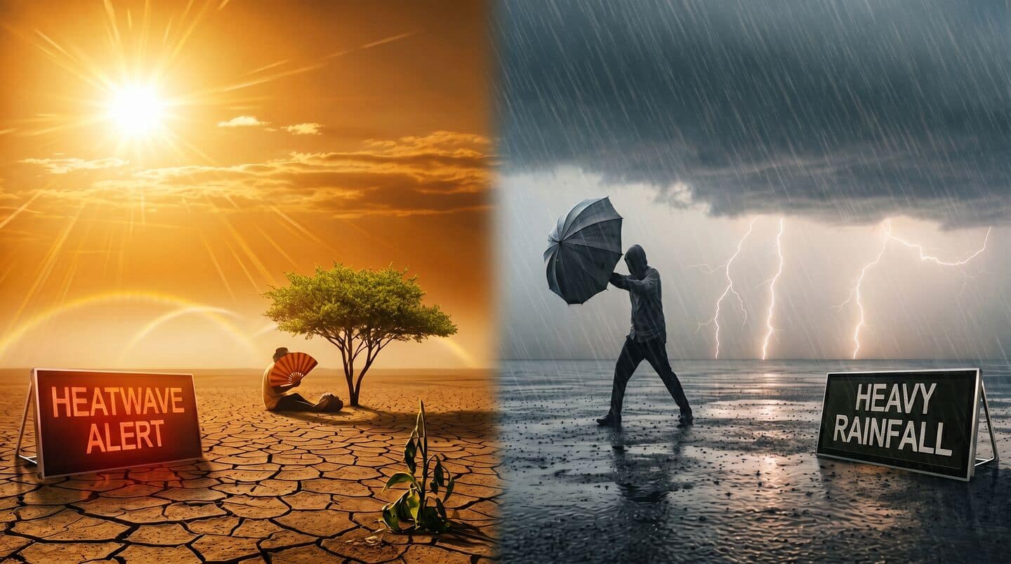 IMD alert April 30 to May 4, 2026: Northeast rainfall, Vidarbha heatwave