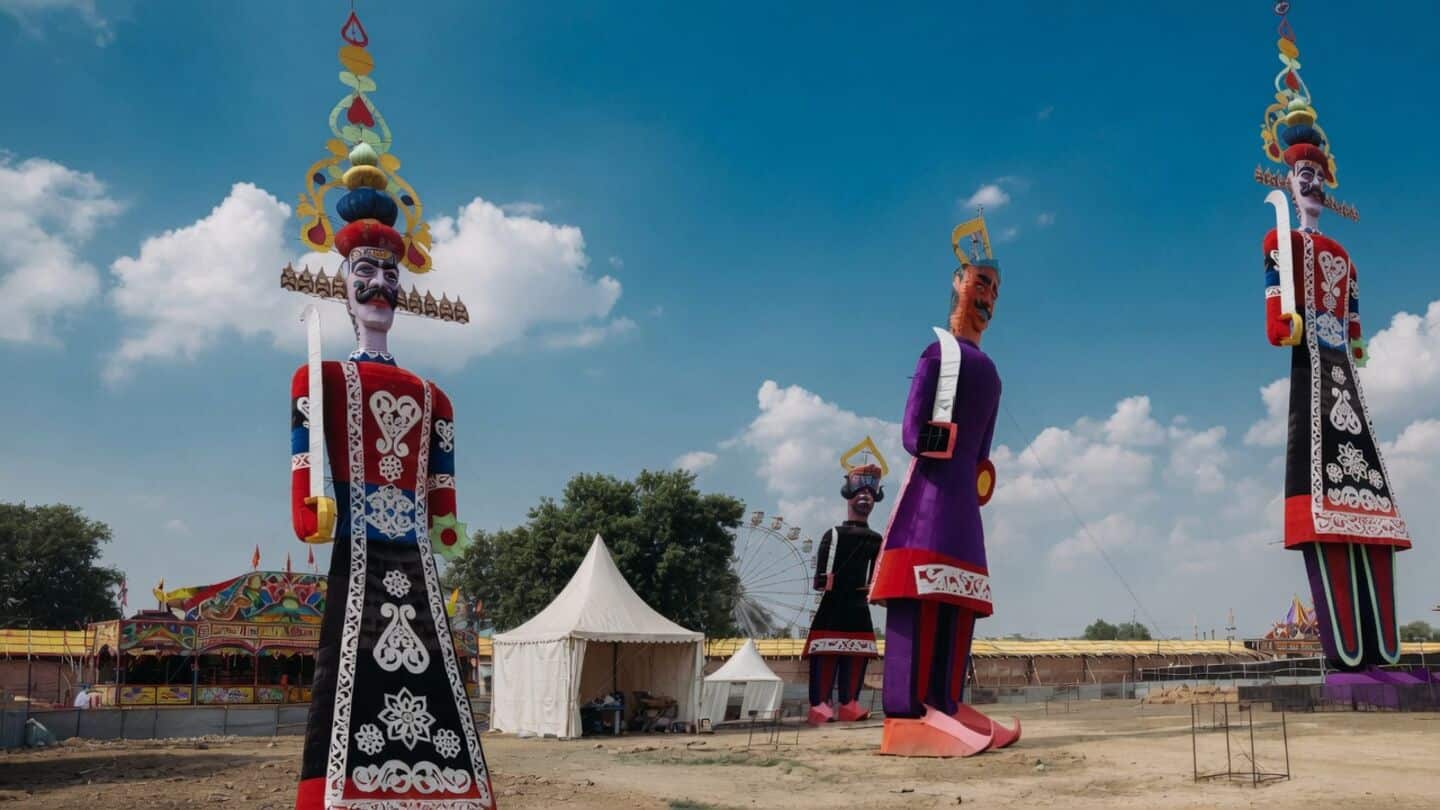Delhi Dussehra to burn claimed world's tallest 221-foot Ravana effigy