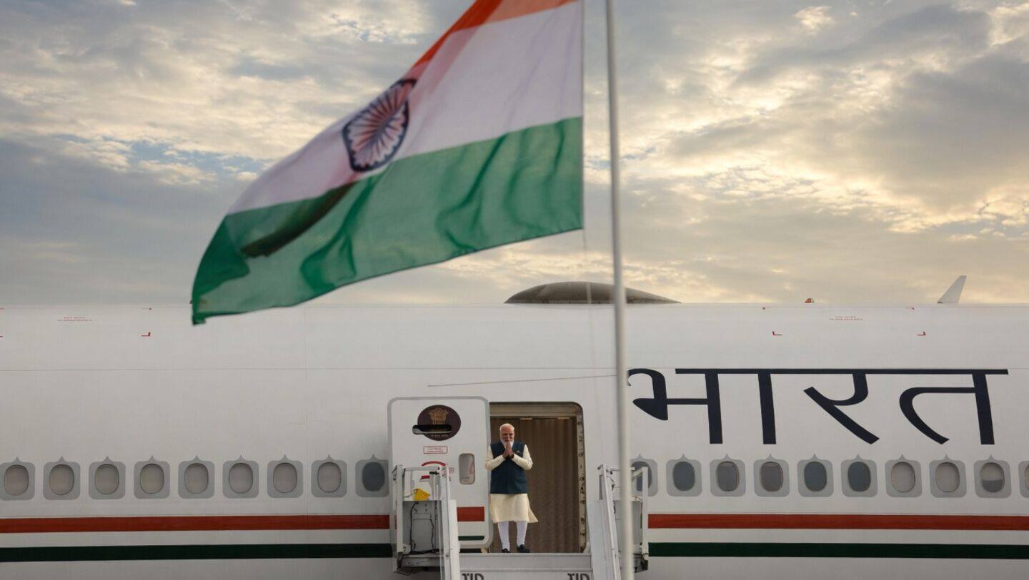 Narendra Modi arrives in Netherlands to meet Dutch leaders