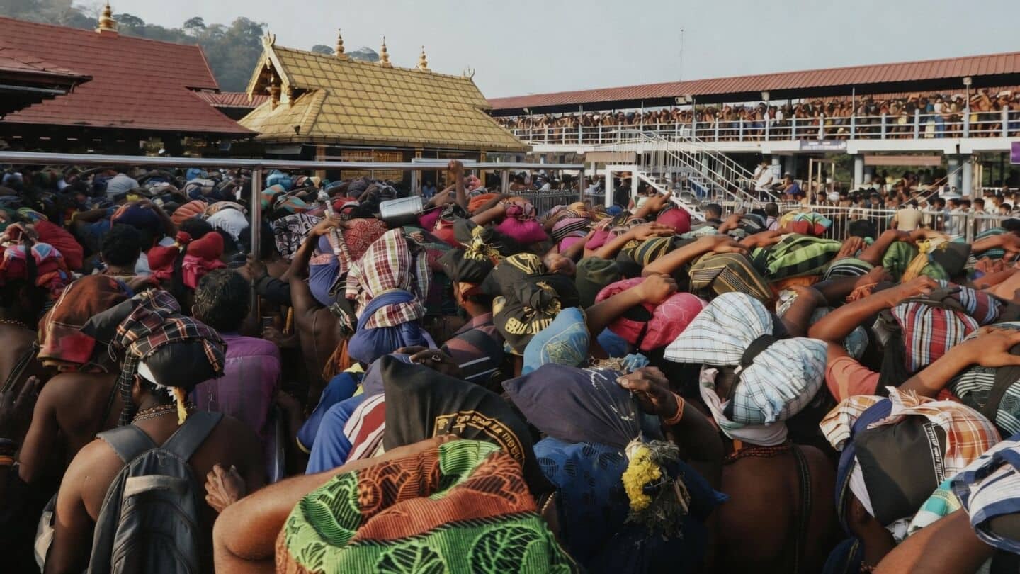 Travancore Devaswom Board president announces Sabarimala AI crowd management system