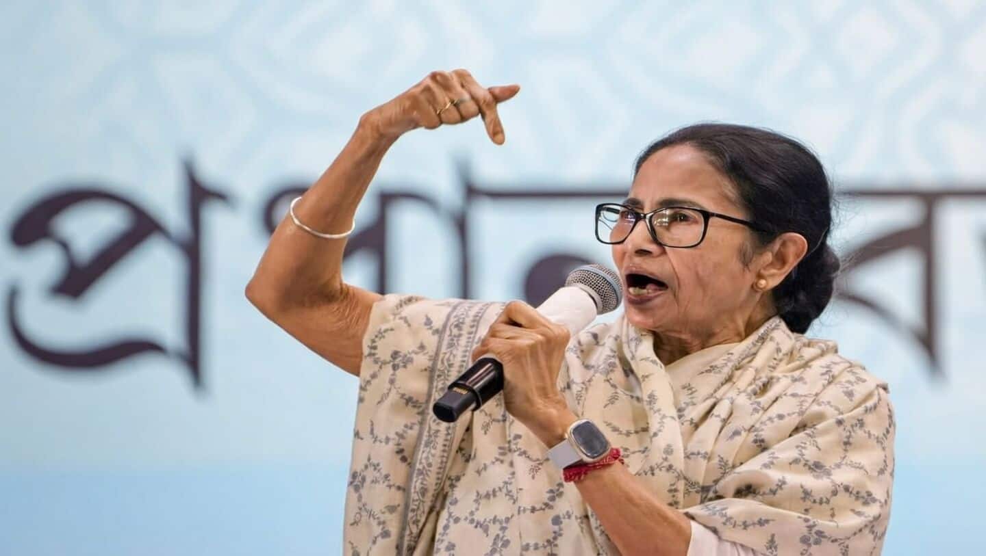 Man slips past security at Mamata Banerjee's Kolkata rally, stopped