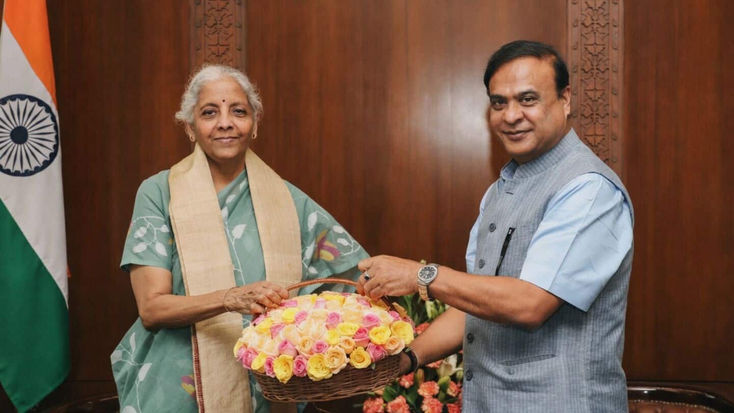 Assam CM Himanta Biswa Sarma meets Nirmala Sitharaman over floods