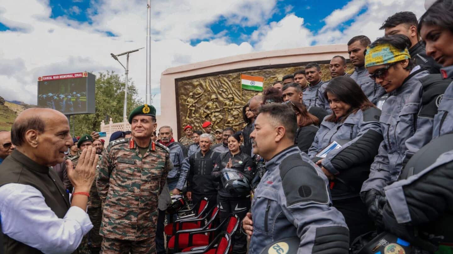 Rajnath Singh at Vijay Diwas says talks only on PoK