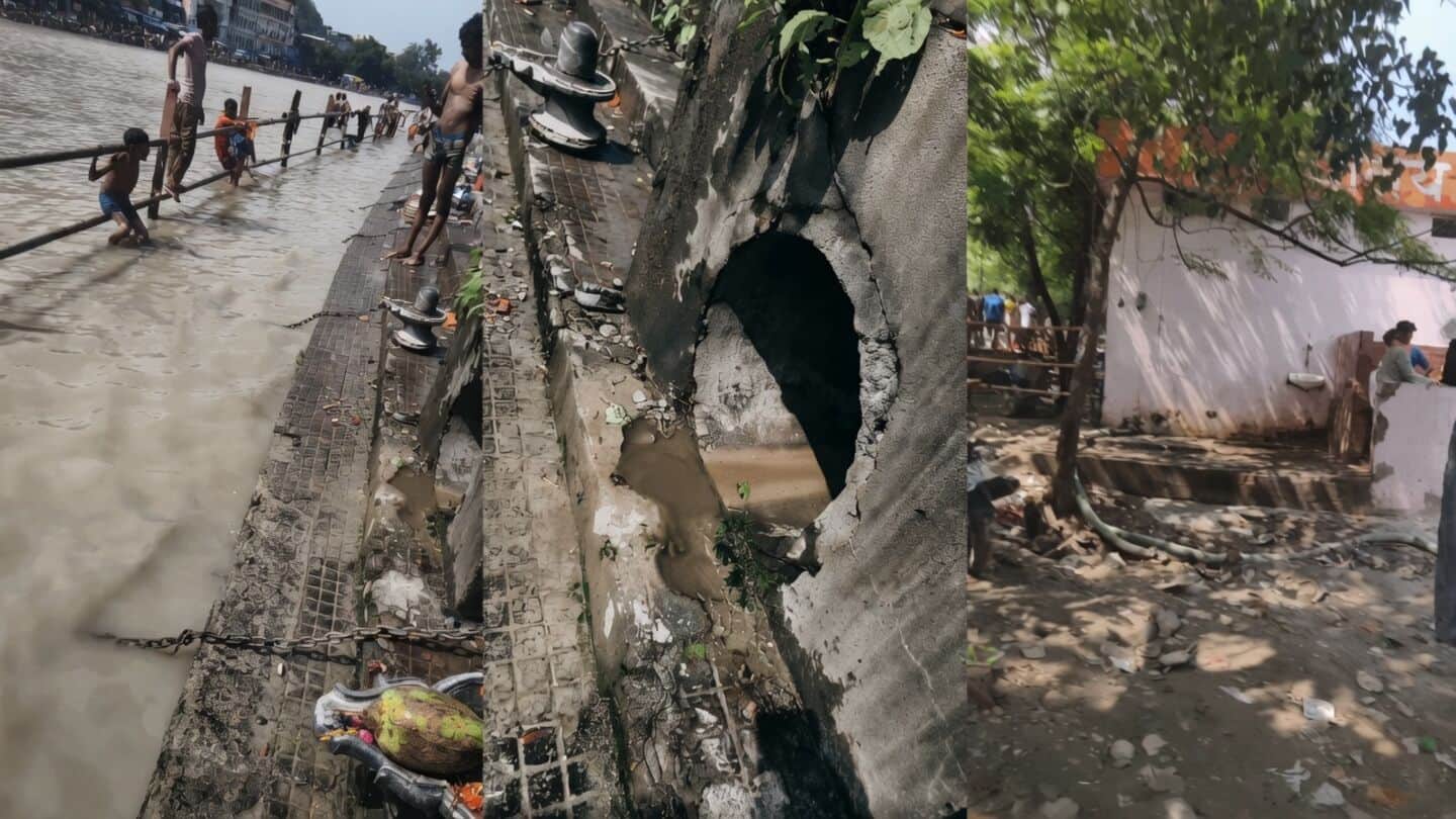 Man claims Har Ki Pauri toilets dump wastewater into Ganges