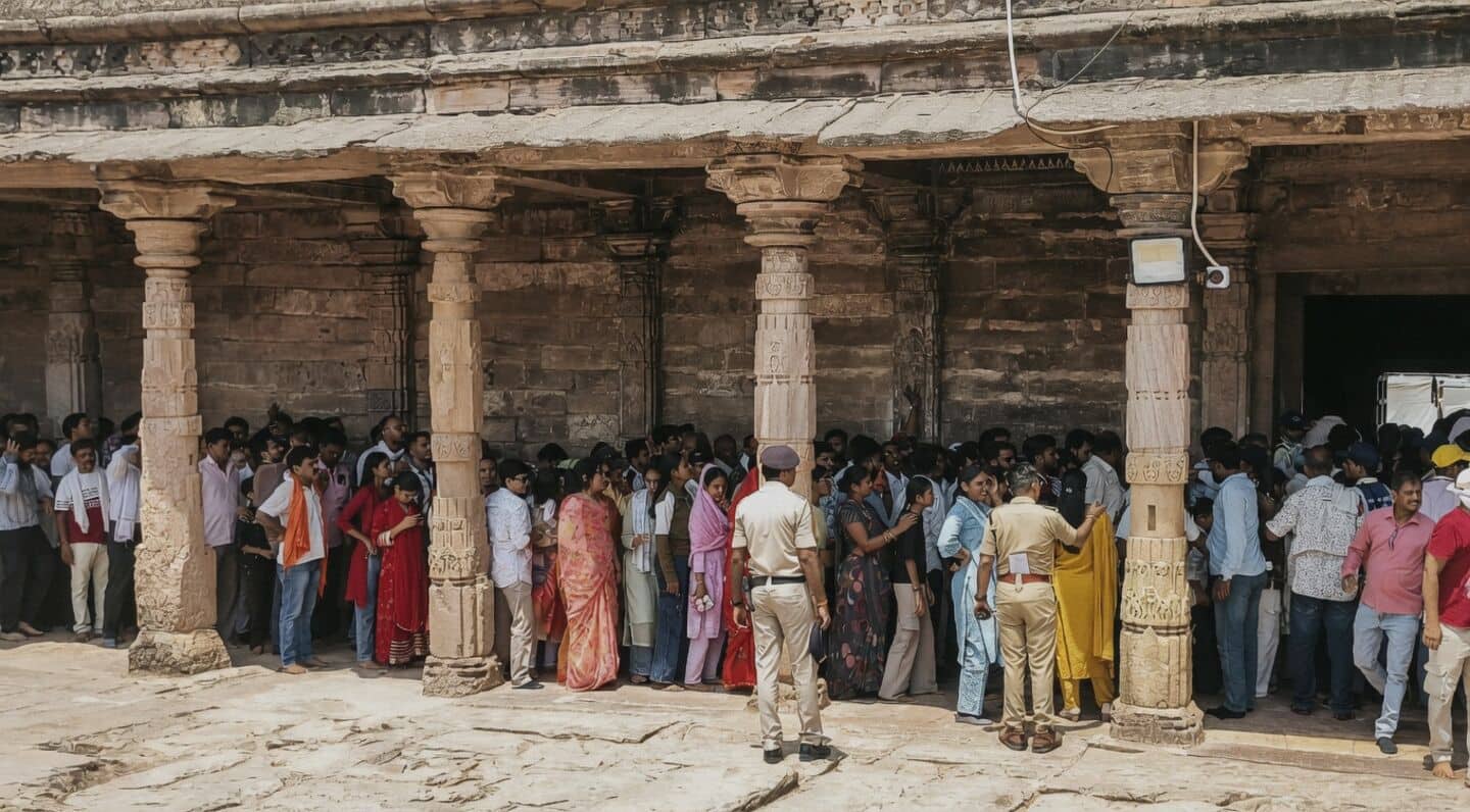 Goddess Vagdevi idol placed in Bhojshala sparks Madhya Pradesh dispute