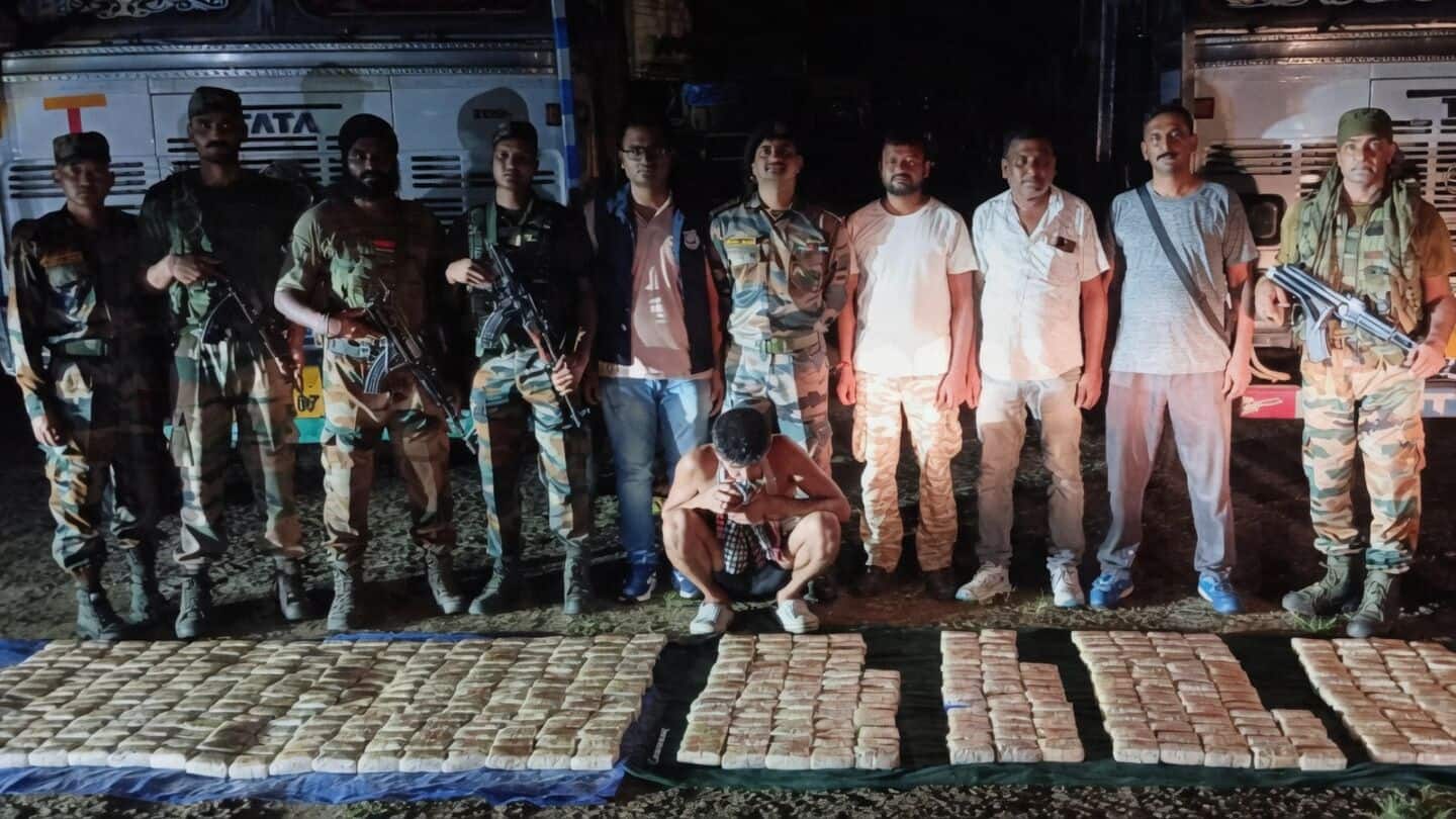 DRI and Assam Rifles seize 109.2kg Yaba worth ₹327cr