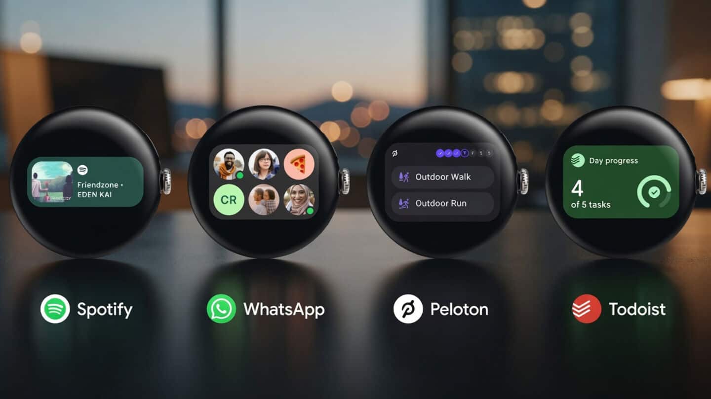 Google replaces tiles with Wear widgets on Wear OS smartwatches