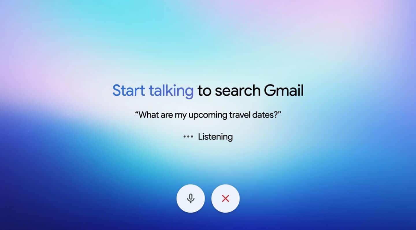 Google debuts Gmail live voice search and expanded AI inbox