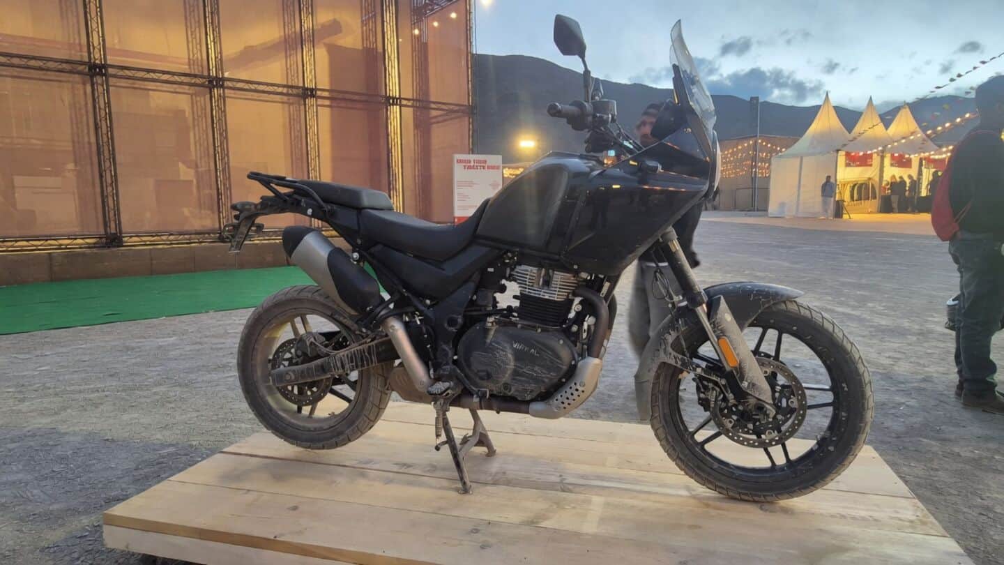 Royal Enfield unveils almost production ready Himalayan 750 in Ladakh