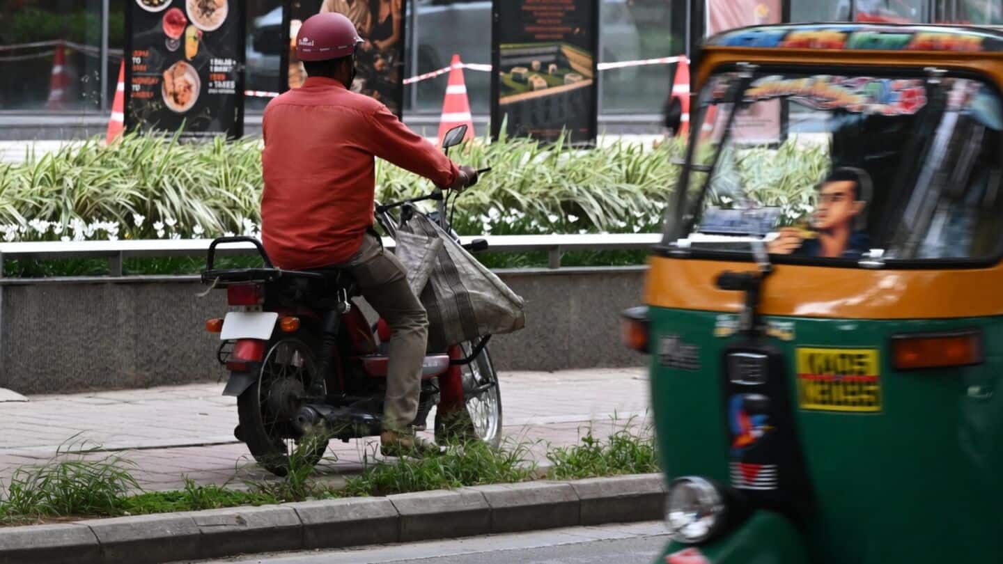 Bengaluru police catch 12,032 drivers on footpaths in 5 months